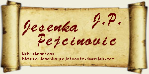 Jesenka Pejčinović vizit kartica